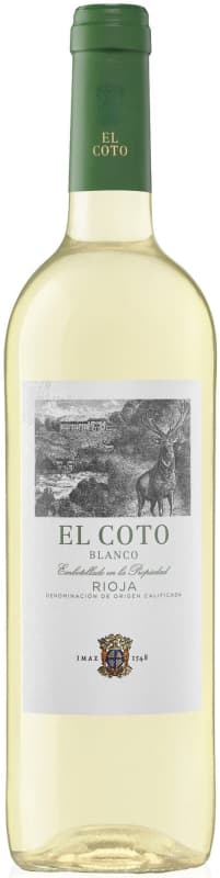 El Coto Rioja Blanco 2019 Front Bottle Shot