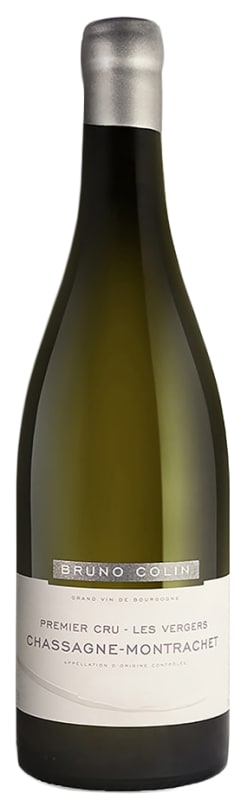 Bruno Colin Chassagne-Montrachet Les Vergers Premier Cru 2018 Front Bottle Shot