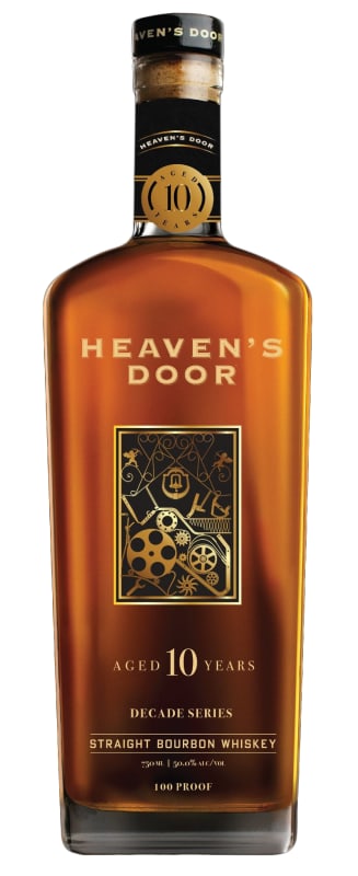 Heaven's Door Decade Series Release #01 10 Year Bourbon Whiskey Front Bottle Shot