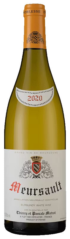 Domaine Matrot Meursault 2020 Front Bottle Shot