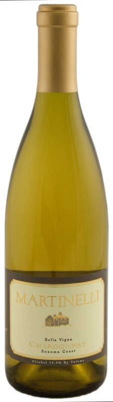 Martinelli Bella Vigna Chardonnay 2015 Front Bottle Shot