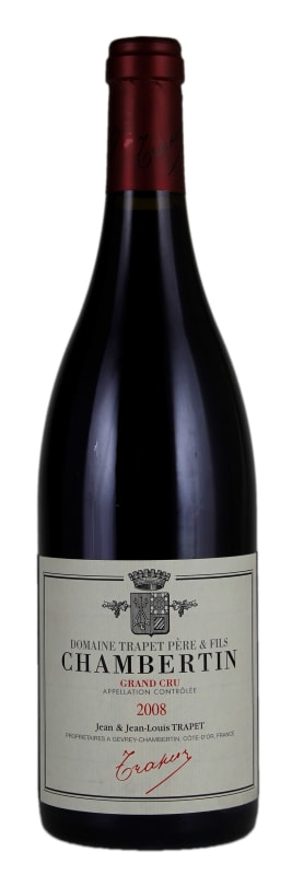Domaine Trapet Pere et Fils Chambertin Grand Cru 2008 Front Bottle Shot