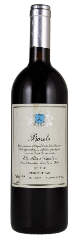 Elio Altare Barolo 2015 Front Bottle Shot