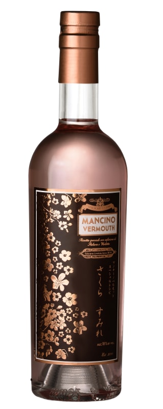 Mancino Sakura Vermouth (500ML) Front Bottle Shot