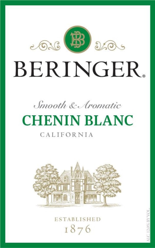 Beringer Chenin Blanc 2015 Front Label