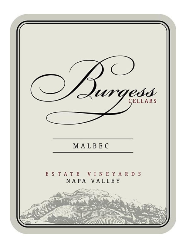 Burgess Malbec 2013 Front Label