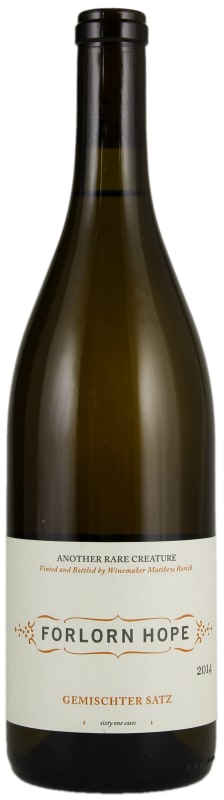 Forlorn Hope Gemischter Satz White Wine 2014 Front Bottle Shot