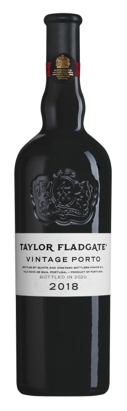 Taylor Fladgate Vintage Port 2018 Front Bottle Shot