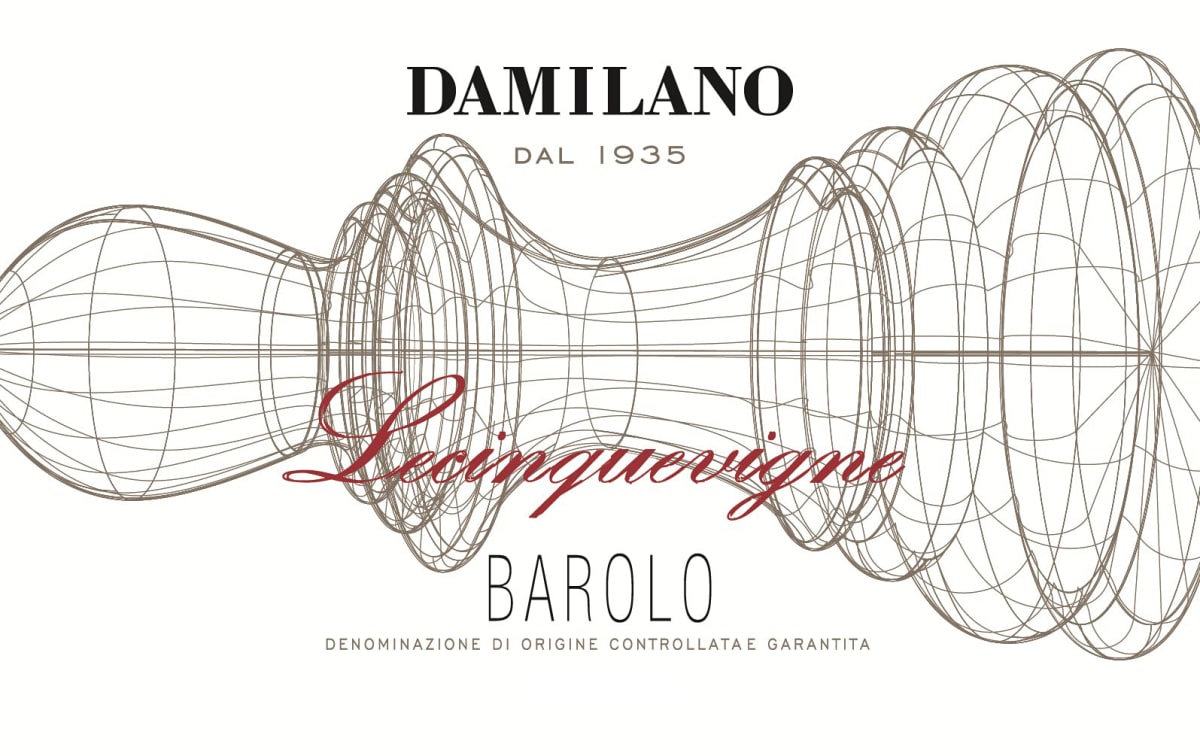 Damilano Barolo Lecinquevigne (375ML half-bottle) 2018 Front Label