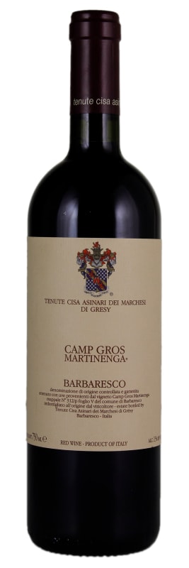 Marchesi di Gresy Barbaresco Camp Gros Martinenga Riserva 2008 Front Bottle Shot