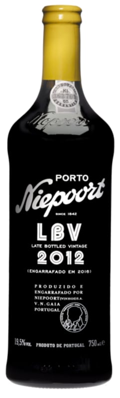 Niepoort Late Bottled Vintage Port (375ML half-bottle) 2012 Front Bottle Shot