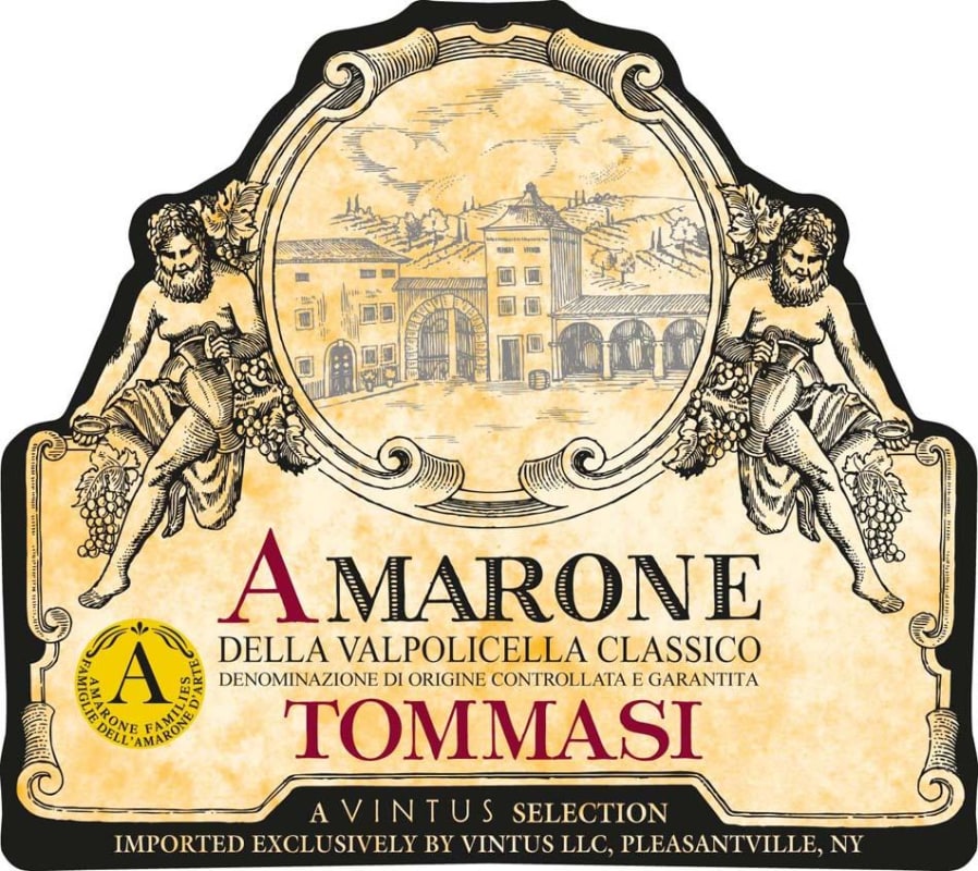 Tommasi Amarone della Valpolicella Classico 2012 Front Label