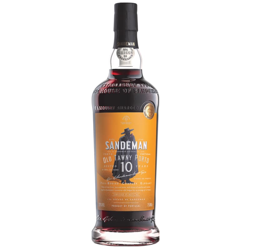Sandeman 10 Year Old Tawny Front Bottle Shot