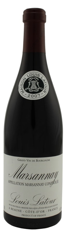 Louis Latour Marsannay Rouge 2007 Front Bottle Shot