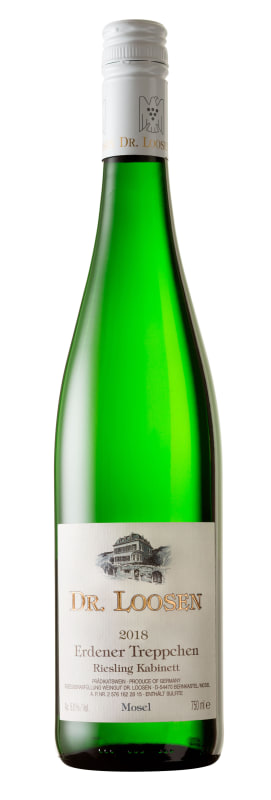 Dr. Loosen Erdener Treppchen Riesling Kabinett 2018 Front Bottle Shot