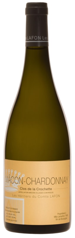 Heritiers du Comte Lafon Macon-Chardonnay Clos de la Crochette 2019 Front Bottle Shot