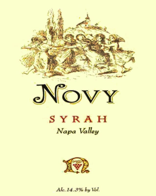 Novy Syrah 2009 Front Label