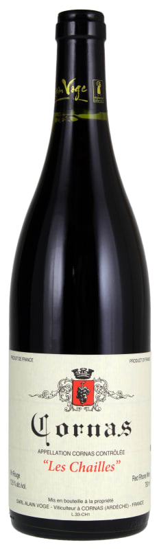 Alain Voge Cornas Les Chailles 2014 Front Bottle Shot