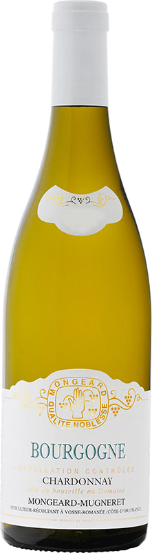 Mongeard-Mugneret Bourgogne Blanc 2015 Front Bottle Shot