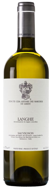 Marchesi di Gresy Langhe Sauvignon 2022 Front Bottle Shot