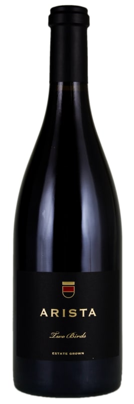 Arista Winery Pinot Noir Estate Grown Two Birds Vineyard 2015 Front Bottle Shot