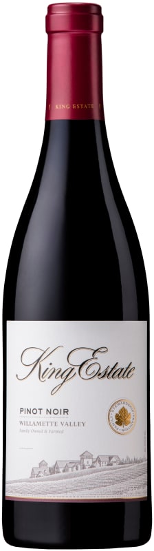 King Estate Willamette Valley Pinot Noir 2016 Front Bottle Shot