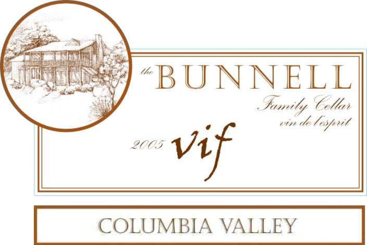 The Bunnell Family Cellar VIF 2005 Front Label