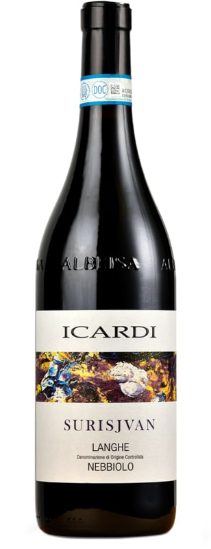 Icardi Surisjvan Langhe Nebbiolo 2022 Front Bottle Shot