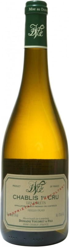 Vocoret Chablis Les Forets Vieilles Vignes Premier Cru 2014 Front Bottle Shot