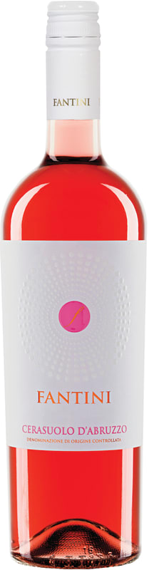 Fantini Cerasuolo d'Abruzzo Rose 2020 Front Bottle Shot