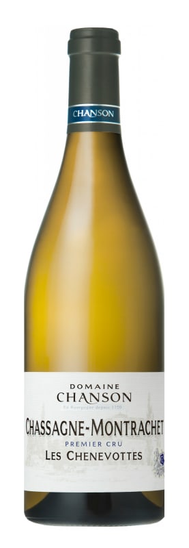 Domaine Chanson Chassagne-Montrachet Les Chenevottes Premier Cru 2017 Front Bottle Shot