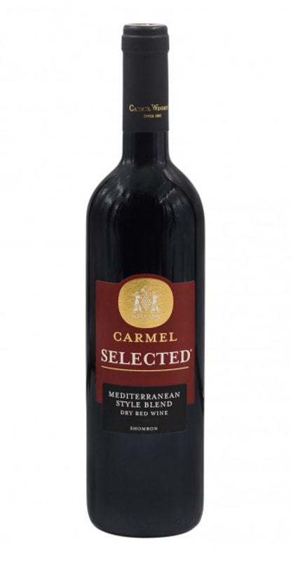 Carmel Selected Mediterranean Red Blend (OU Kosher) 2019 Front Bottle Shot
