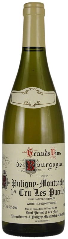Paul Pernot Puligny-Montrachet Pucelles Premer Cru 2020 Front Bottle Shot