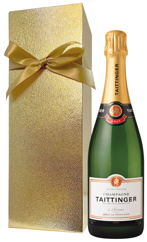 Taittinger Brut La Francaise with Gold Gift Box Gift Product Image