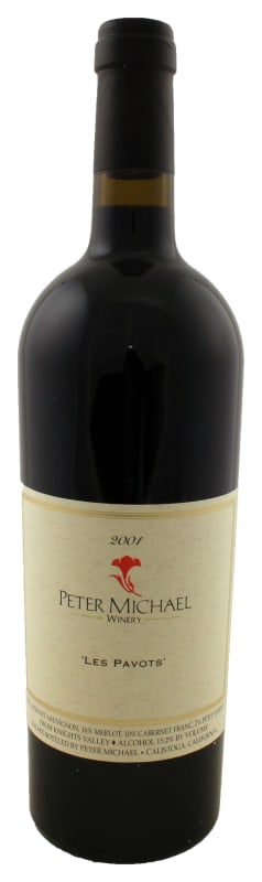 Peter Michael Les Pavots 2001 Front Bottle Shot