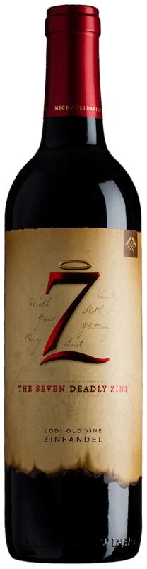 Michael David Winery 7 Deadly Zins Zinfandel 2016 Front Bottle Shot
