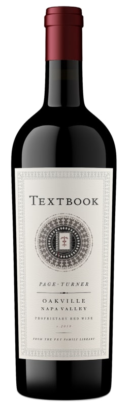 Textbook Page Turner Proprietary Red 2019 Front Bottle Shot