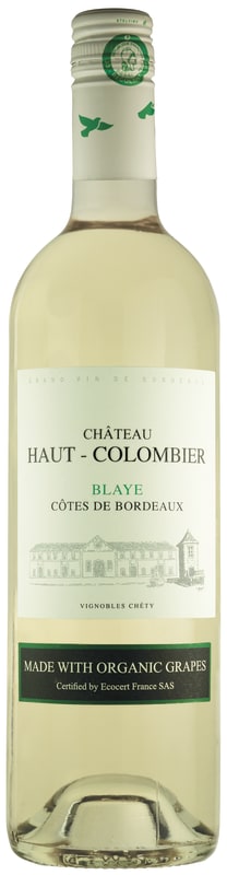 Chateau Haut-Colombier Blanc 2021 Front Bottle Shot