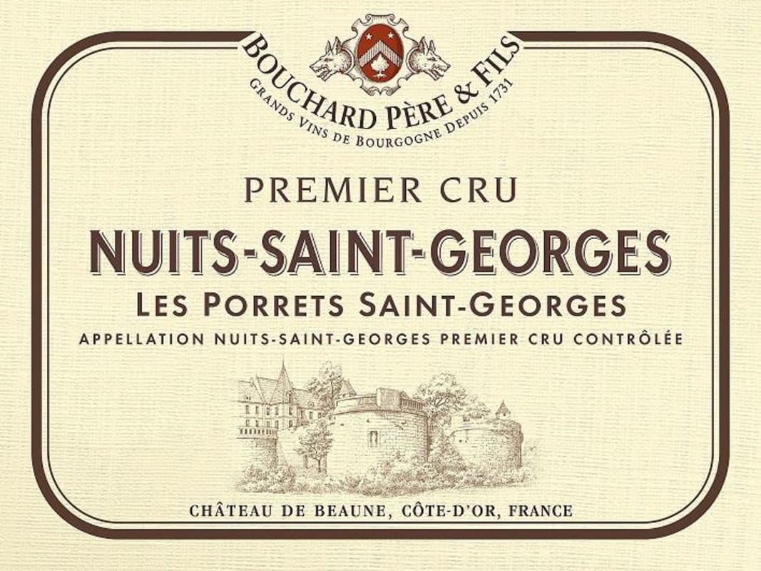 Bouchard Pere & Fils Nuits-Saint-Georges Les Porrets Saint-Georges Premier Cru 2010 Front Label