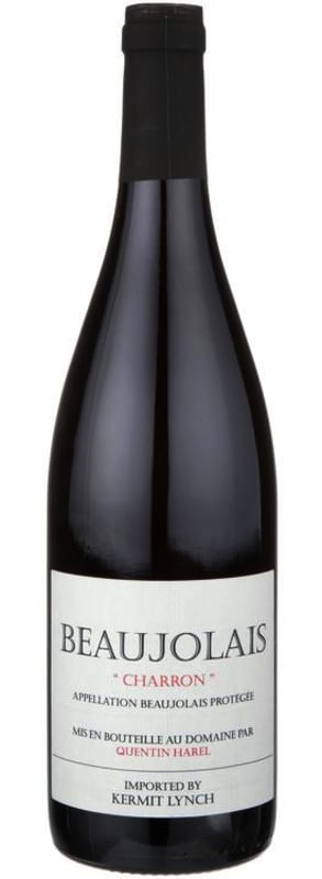 Quentin Harel Beaujolais Charron 2022 Front Bottle Shot