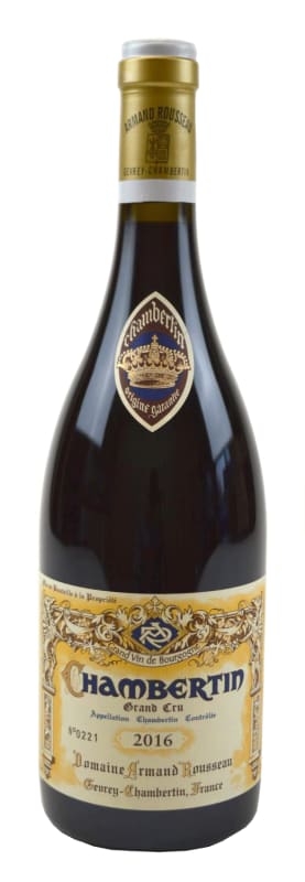 Domaine Armand Rousseau Chambertin Grand Cru 2016 Front Bottle Shot