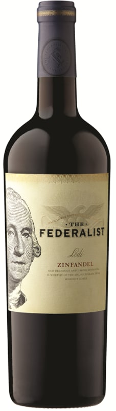 The Federalist Lodi Zinfandel 2017 Front Bottle Shot