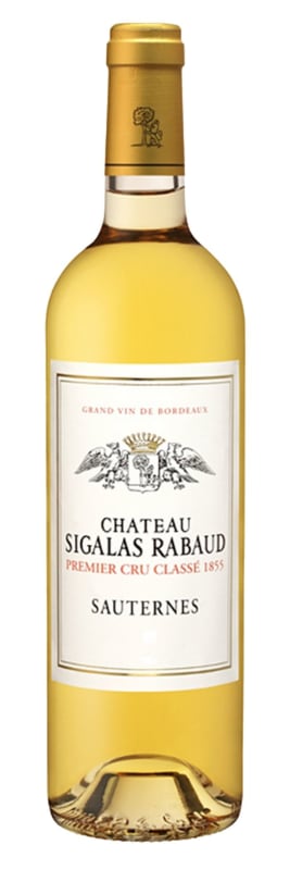 Chateau Sigalas Rabaud Sauternes 2015 Front Bottle Shot