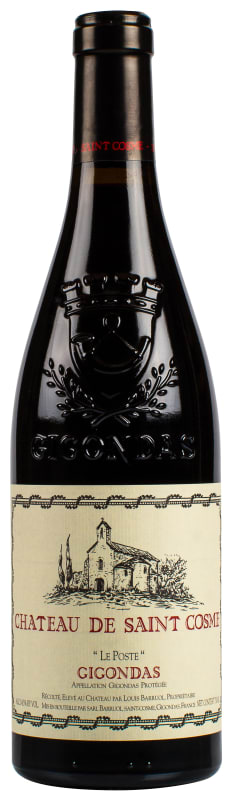 Chateau de Saint Cosme Gigondas Le Poste 2014 Front Bottle Shot