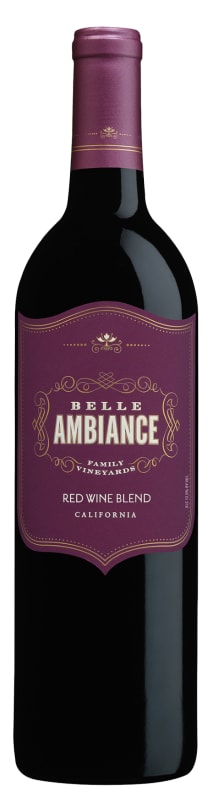 Belle Ambiance Red Wine 2017 Front Bottle Shot