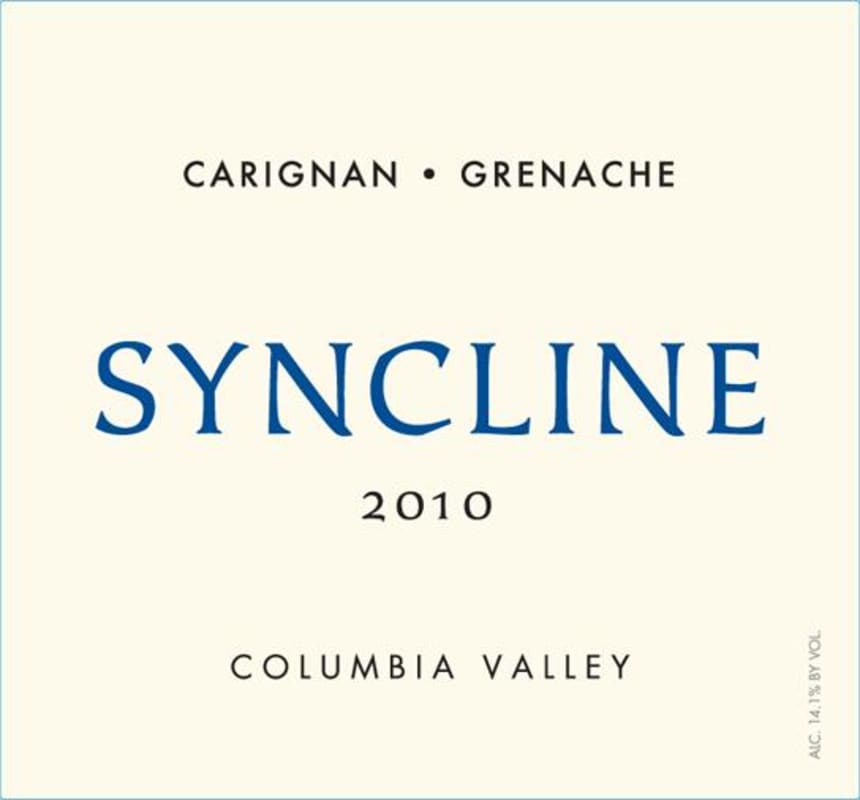 Syncline Grenache - Carignan 2010 Front Label
