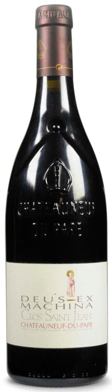 Clos Saint Jean Chateauneuf-du-Pape Deus Ex Machina 2005 Front Bottle Shot