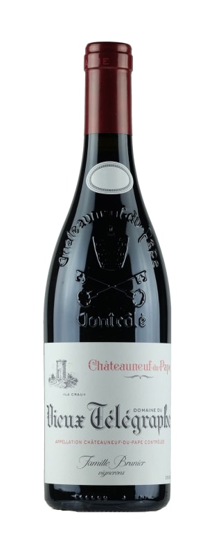 Domaine du Vieux Telegraphe Chateauneuf-du-Pape La Crau Rouge 2018 Front Bottle Shot