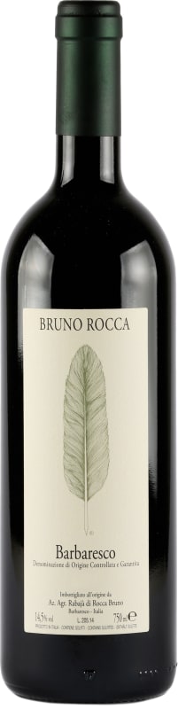 Bruno Rocca Barbaresco 2020 Front Bottle Shot