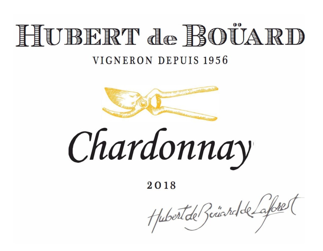 Chateau La Fleur de Bouard Hubert de Bouard Chardonnay 2018 Front Label
